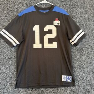 NFL Indianapolis‎ Colts Andrew Luck Football Jersey Mens L Black